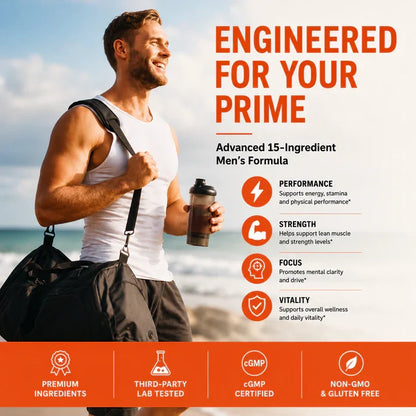 Healthley™ 15 in 1 Testosterone Softgels | Get +3 Inches Longer & Rock Hard