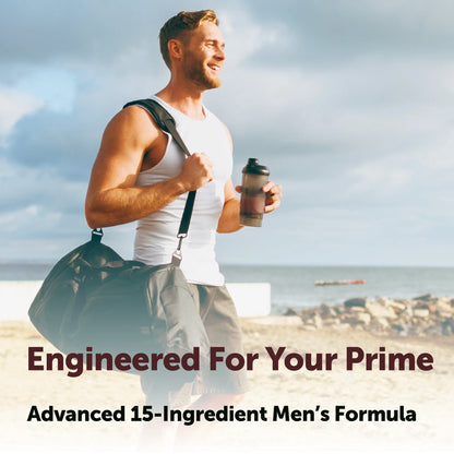 Healthley™ Testosterone+ Advanced 15-in-1 with Pumpkin Seed Oil,