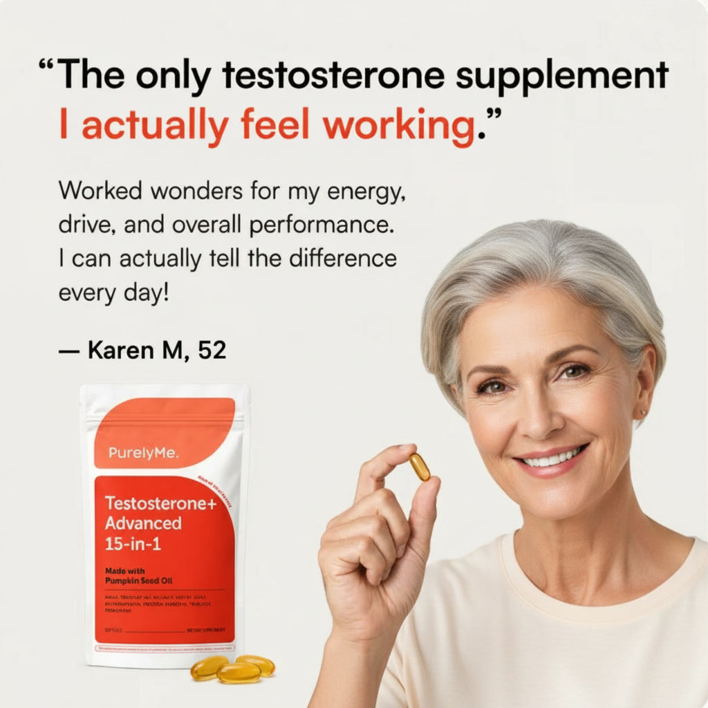 Natural Testosterone Support For Woman With Menopause