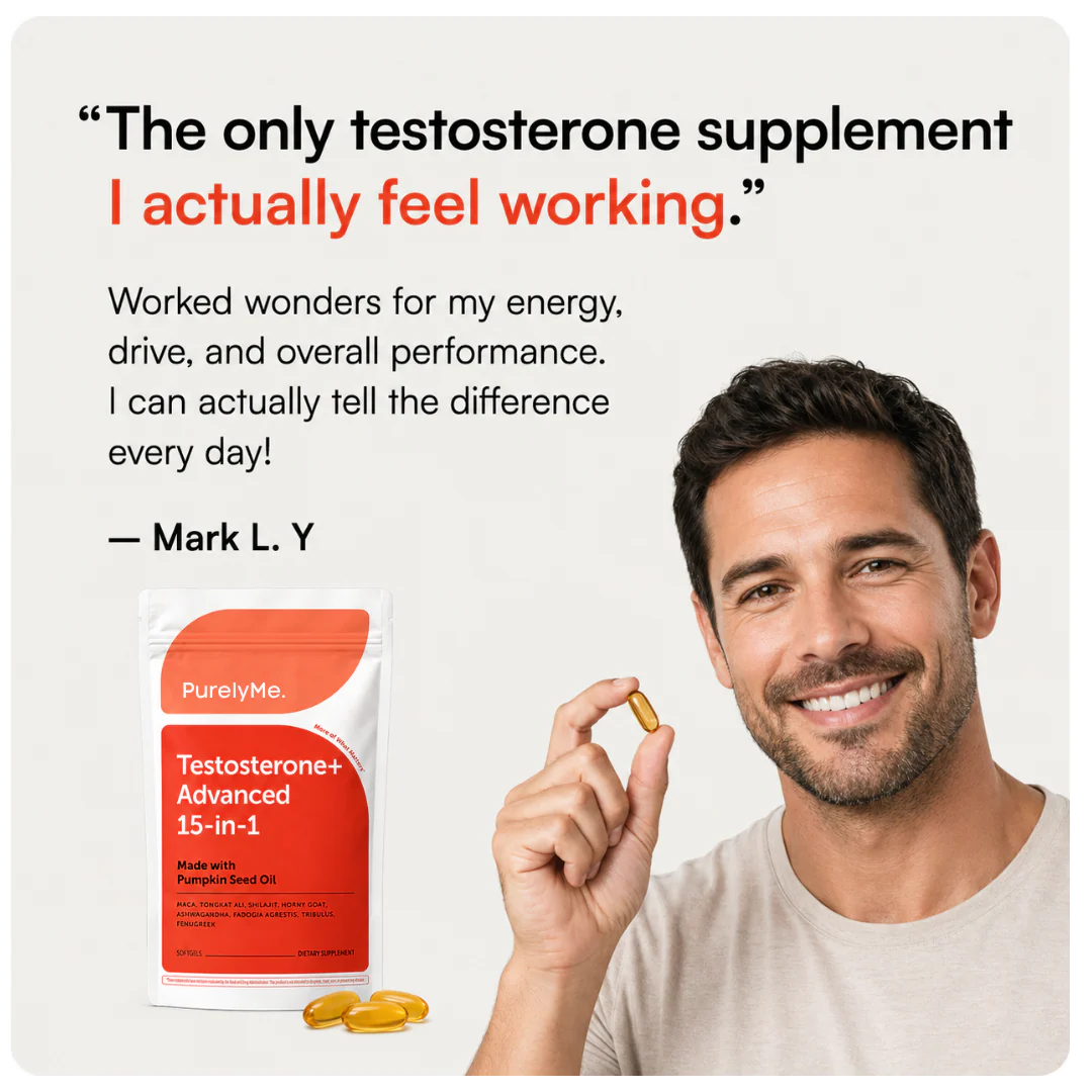Testosterone+ Advanced 15-In-1 Complex (60 Softgels)
